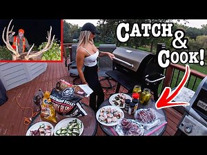 One of THE TASTIEST ODDEST CATCH & COOKS We’ve Done!!! (Small AND Big Game!!!)