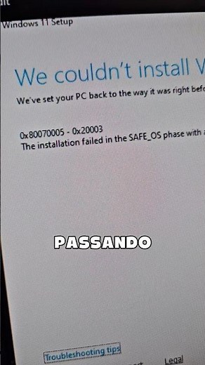 Error 0x80070005 installing Windows? Here's how to fix it #computer #it #bug #windows #fyp