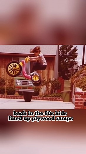 Nostalgic Big Wheel Riding Experience from the 80s