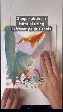 Simple abstract tutorial #abstractart #howtopaint #howtoart #simplearttutorial #paintingtutorial