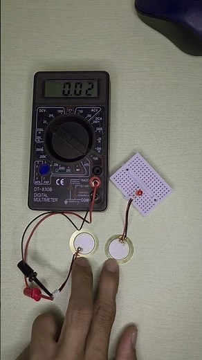 Piezoelectric sensor #arduino #electronic #arduinoproject