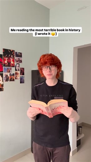 Molik Jain on Instagram: "Reading the absolute dumbo book hehehe (i wrote one too ) 😌😌 #reading #book #booklover #twistedseries #aeshtetic #fyppage❤️シ"