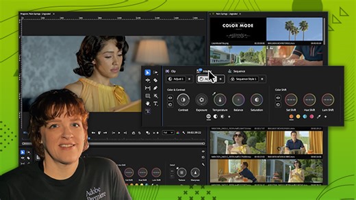 Uso de la cuadrícula de recorte en el modo de color | Adobe Videos de Entrenamiento
