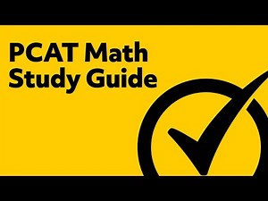 PCAT Math Study Guide - Free PCAT Math Review