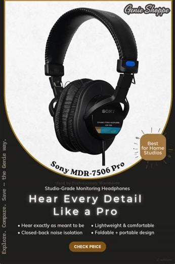 Sony MDR-7506 🎧 Studio Headphones You Can Trust! #desksetup #sonyheadphone