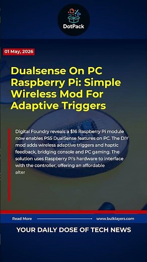 Dualsense On PC Raspberry Pi: Simple Wireless Mod For Adaptive Triggers