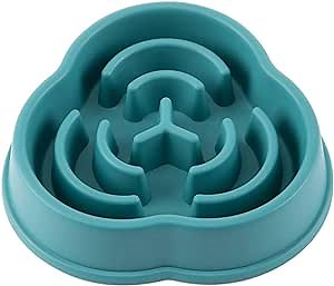 Dog Slow Feeder Bowl - Dog Dishes to Slow Down Eating - Puzzle Dog Food Bowl - Pet Bowl for Fast Eaters - Slows Down Pets Eating - Dog Bowl for Dry, Wet, & Raw Food - Dog Puzzles for All Breed Dogs