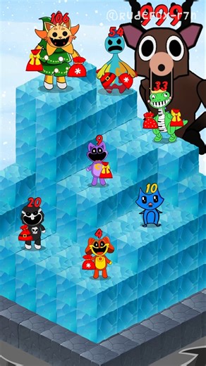 🎁 Battle Doey, Catree and the Deer for Christmas loot #shorts