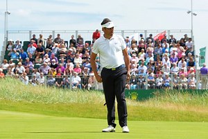 Jean van de Velde shoots 83 at the Senior British Open in return to Carnoustie