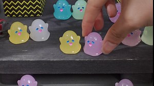 Liliful 24 Pcs Mini Resin Ghost Luminous Cute Miniature Figurines Glow in the Dark Resin Figures Small Ghost Garden Decor Micro Miniature Statue for Outdoor House Landscape Party