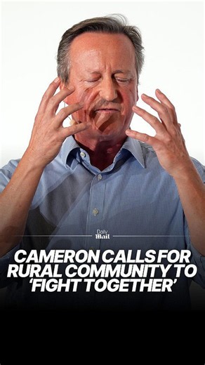 David Cameron calls for the rural community to 'fight together'
