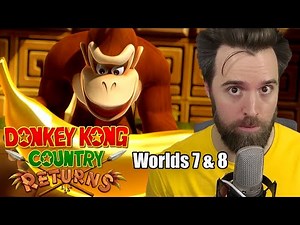 Donkey Kong Country Returns HD - Worlds 7 & 8 (All Levels)