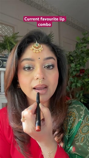 Fav. Lipstick combo brown shades #lipstick #nykaa shop with Vaishali Mitra