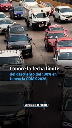 269K views · 2.1K reactions | ¿Quieres ahorrarte miles de pesos este año? En la CDMX puedes obtener el 100% de subsidio en la Tenencia, pero ojo: hay fecha límite. | El Heraldo de México | Facebook