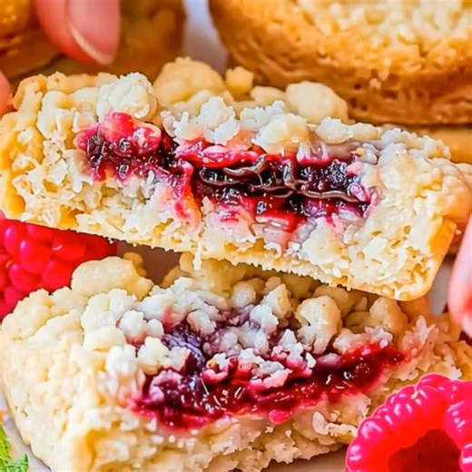 Raspberry Crumble Cookies (Costco Copycat) Ingredients: 1 cup unsalted butter, softened ⅓ cup powdered sugar The full recipe is in the FIRST (C.O.M.M.E.N.T) 👇 | Khawar Malik