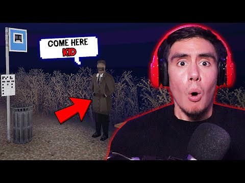 WAITING FOR THE LAST BUS OF THE NIGHT, BUT THIS MAN DOESNT WANT YOU TO LEAVE | Free Random Games