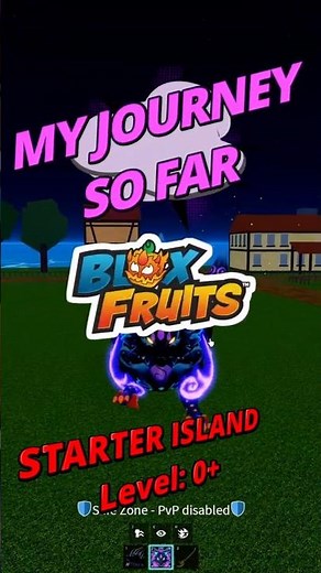 Galaxy Kitsune Journey | Blox Fruits First Sea Level Guide in 24 Seconds