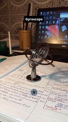 InnovateX on Instagram: "Core Mechanics and Modern Use-Cases: Why a Gyroscope Stays Upright and Where It’s Applied Today At its heart, the device leverages the law of conservation of angular momentum 🔄: when the central rotor is spun via a pull-cord, a robust inertial moment develops around its axis. The faster the spin, the greater the gyroscopic “kinetic stiffness 🌀,” enabling the assembly to maintain any orientation—whether standing tall or suspended at odd angles—against external torques. 