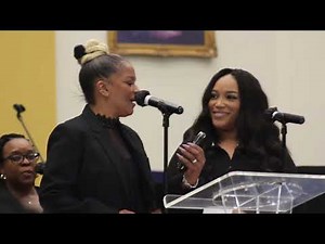 Lisa Page Brooks and Tasha Page Lockhart Pastor Shirley Caesar Tribute Concert