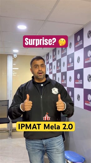 Join the carnival IPMAT Mela 2.0 tomorrow at 5 PM with bag full of surprises 🎪🔥 #ipmatwallah #pw