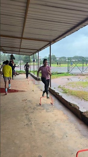 Speed Meets Control: Sprint Through Agility Hurdles”#trackandfield