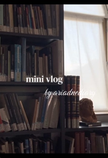mini vlog of a simple day spent at the library, journaling and reading books 📔 #digitaldiary #videodiary #quietlife #minivlog