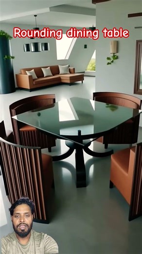 छोटी जगह में Round Dining Table 3D | Folding Smart Design | #viral