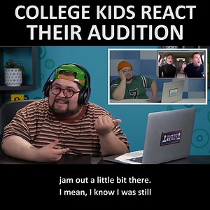 86K views · 371 reactions | "It's so great that you can go from fan to being a part of this so quickly." Check out these audition tapes to see how the college kids found themselves on College Kids React! | REACT | Facebook