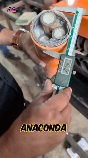 Heavy Anaconda Wire Cutting Stripping Machine Live Demo #shorts #viralvideo