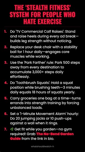 The 'Stealth Fitness' System for People Who Hate Exercise #ad (Verify Info)