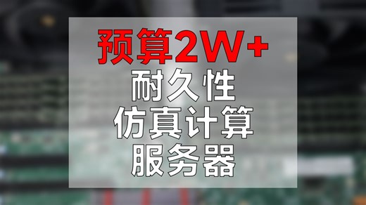 装一台耐久性仿真计算服务器，处理器AMD霄龙7K62两颗这个CPU性价比非常高，内存16条通道装满共512G,硬盘两个2T固态,再来一个亮机显卡