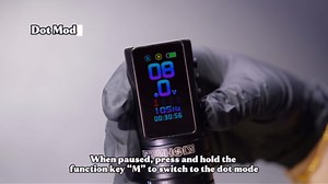 Wormhole Tattoo Gun Kit Tattoo Kit with 7 Adjustable Stroke 2,300mAh Power Wireless Tattoo Machine with Normal/Jump-Start/Dot Working Mode with LED Digital Display for Artist WTK381