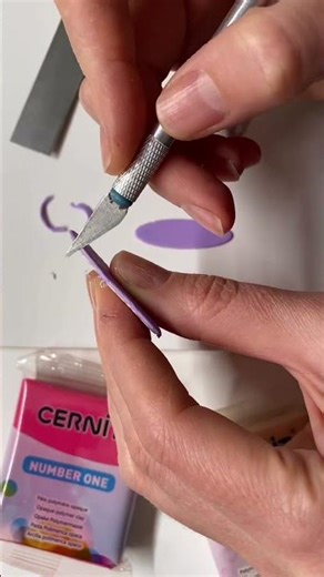 Handmade Polymer Clay Earring Mokume Gane