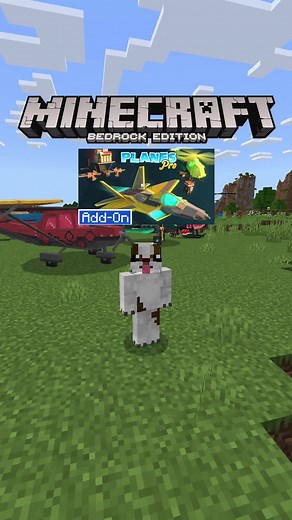 El mejor Add On de aviones para Minecraft Bedrock