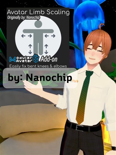 Avatar Limb Scaler, Fix Your Bent Knees! @samayebae #vrchatavatar #vrchatavatar #vrchat #vrchatcommunity #vrchatfyp #vrchatcommunityfyp #vrchatassets