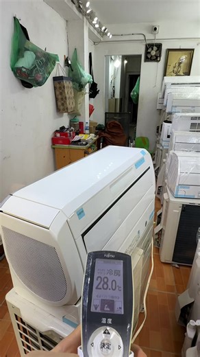 Ai đó rồi cũng thích em nó thôi … fujisu nocria BẢN VIP Của hãng FUJITSU NHẬT 🇯🇵 16000btu cho phòng 25 mét #xuanfujitsu #x40h