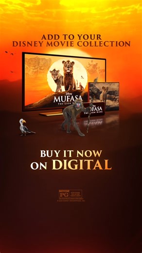 Sing along to the music of #Mufasa. 🦁 https://open.spotify.com/album/6J3qzhviHgjLxhL8Bk5CRy Add Mufasa: The Lion King to your Disney movie collection. Own it on Blu-ray & DVD today. | Walt Disney Records