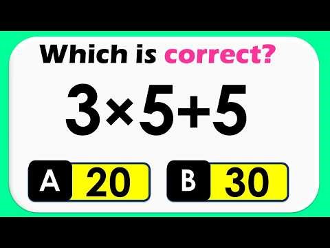 Grade 3 Math Quiz | Multiplication and Addition