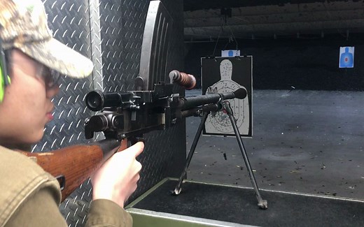 日本99式机枪实弹射击（带瞄准镜版）