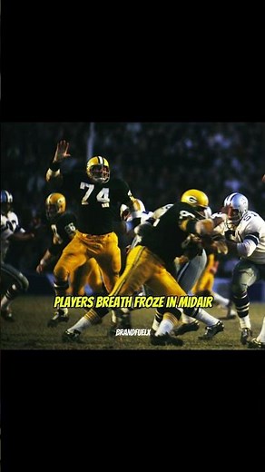 The Coldest Game Ever Played ❄️🏈 #nfl #football