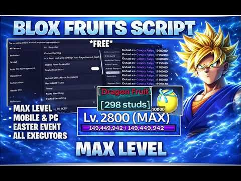 Blox Fruits Best Script - (No Keys, Find All Eggs, Max level and more!!!) 2026