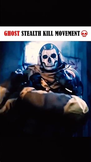 GHOST STEALTH KILL MOVEMENT💀 #callofdutymodernwarfare #ghost