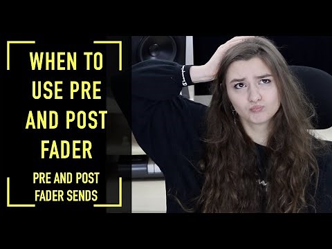 When to Use Pre and Post Fader (Sends Tutorial)