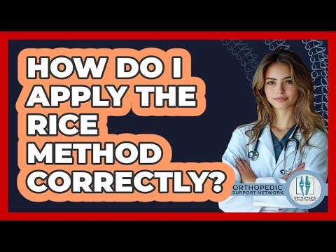 How Do I Apply The RICE Method Correctly?
