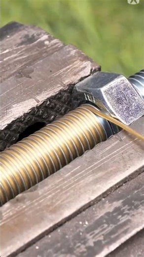 The process of making springs using bolts #shorts