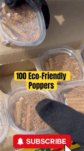 What Happens When 100 Eco Friendly Poppers Explode Together