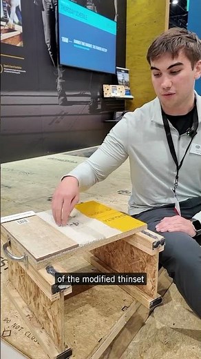 Ceramic Tile Floor Assembly with AdvanTech X-Factor