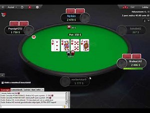 Póker Magyarul! Sit & Go 6 fő/ 1. helyezés.