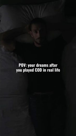 POV: your dreams after you played COD in real life #ForceRecon Body Cam