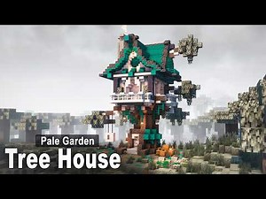 Minecraft: How to build a Pale Oak Tree House | Easy Tutorial